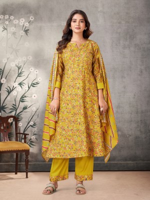 Hirvanti Fashion Women Kurta Palazzo Dupatta Set