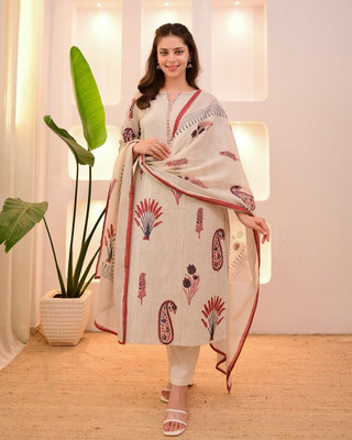 Deal Shpere Women Kurti Pant Dupatta Set