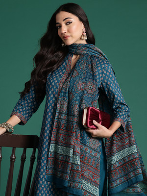 Indo Era Women Kurta Pant Dupatta Set