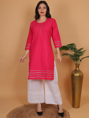 trendzmy Women Kurti Palazzo Set