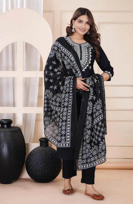 SHIV TEXTILE Women Kurta Pant Dupatta Set