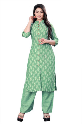 HF HOLYDAY FASHION Floral Print Kurta, Salwar & Dupatta Set