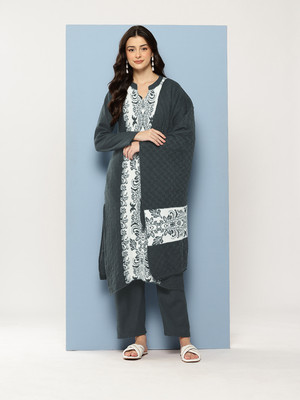 MUHURATAM Women Kurta Pant Dupatta Set