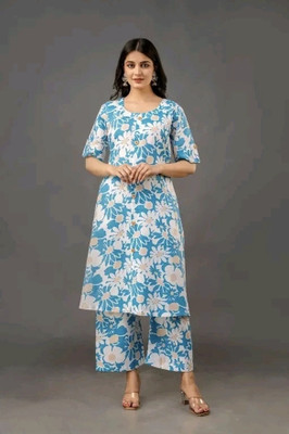 m a enterprises Women Kurti Palazzo Set