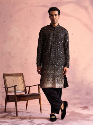 VASTRAMAY Men Kurta Pyjama Set