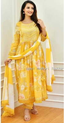 MAYANKFABRICS Women Kurti Pant Dupatta Set