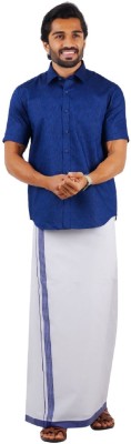 Ramraj Cotton Men Shirt Dhoti Set