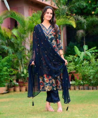 berrylicious Women Kurta Pant Dupatta Set