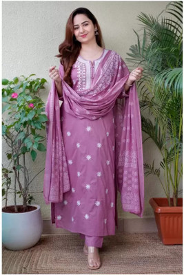 PILUDI HOUSE Women Kurti Pant Attached Dupatta Set