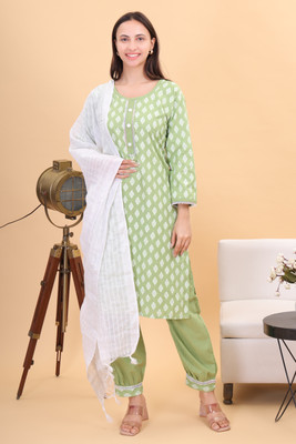 UNENTERPRISES Women Kurti Pant Dupatta Set