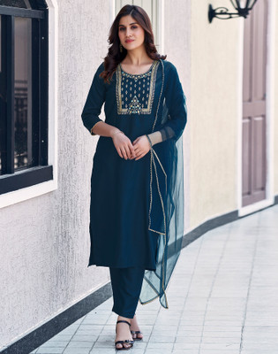 Skylee Women Kurta Pant Dupatta Set