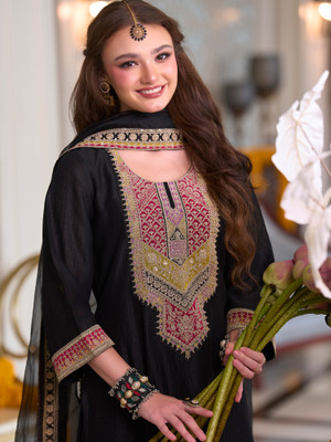 Indo Era Women Kurta Pant Dupatta Set