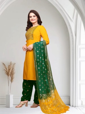 RN Sales Women Kurta Pant Dupatta Set