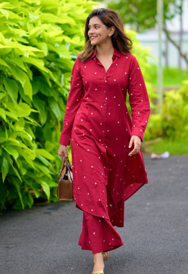 YAGNIK FASHION Women Kurti Palazzo Set