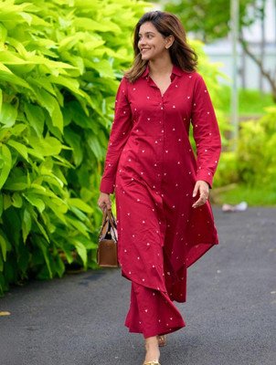 YAGNIK FASHION Women Kurti Palazzo Set