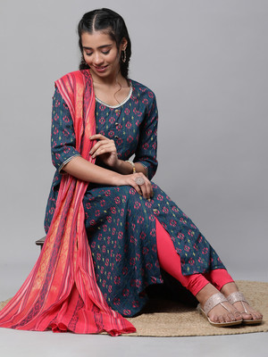 Aurelia Women Kurta Churidar Dupatta Set