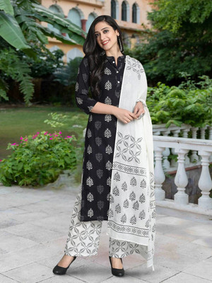 1 Stop Fashion Women Kurta Pant Dupatta Set