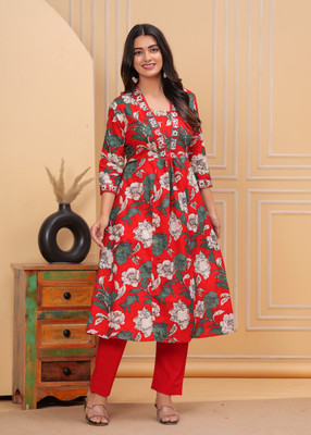 Vorixen Women Kurta Pant Set