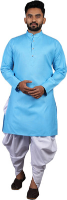 Enmozz Men Kurta Dhoti Pant Set