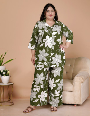 Mihika Fashion Women Shirt Palazzo Set