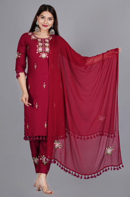 RF CLOTHES Women Kurta Pant Dupatta Set