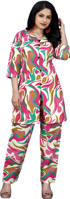 Parevadi Fashion Women Shirt Pant Set