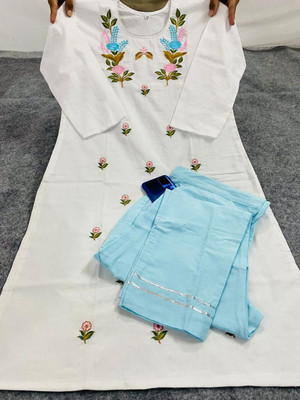 R N Enterprises Women Kurta Churidar Dupatta Set