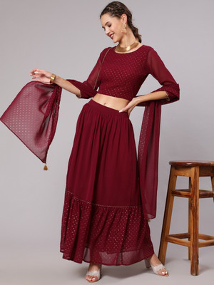 Jaipur Kurti Women Ethnic Top Skirt Set