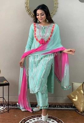 Durgeshwari collections Women Kurta Pant Dupatta Set