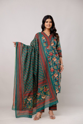 Lakhan traders Women Kurta Pant Dupatta Set