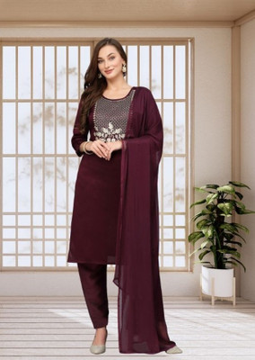 PILUDI HOUSE Women Kurti Pant Dupatta Set