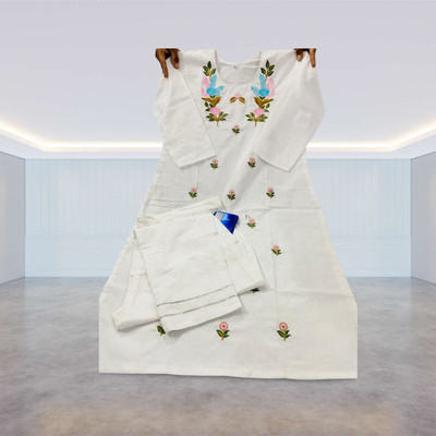 R N Enterprises Women Kurta Churidar Dupatta Set