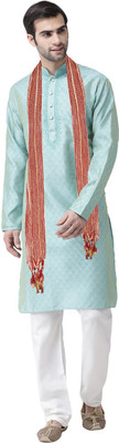 SG LEMAN Men Kurta Pyjama Dupatta Set