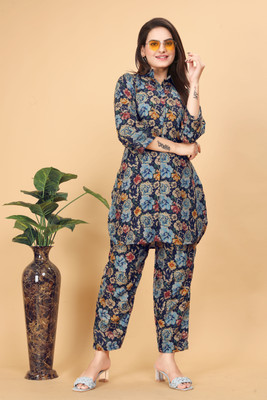 BoldStich Women Ethnic Top Pant Set
