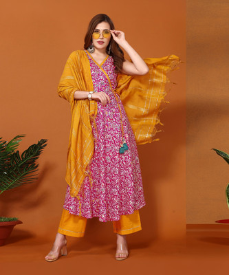 Skylee Women Kurta Palazzo Dupatta Set