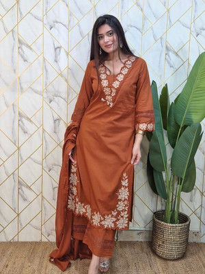 Matangi fashion Women Kurti Palazzo Dupatta Set