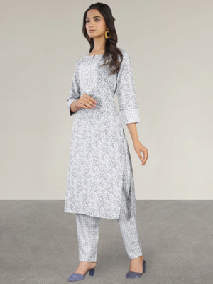 FABRILON Women Kurta Pant Set