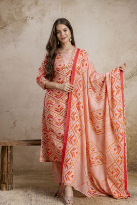 Kriska Women Kurta Pant Dupatta Set