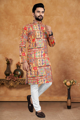 Celestial clothing Men Kurta Pyjama Set