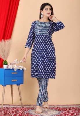 Kanishk Textile Women Kurti Pant Set