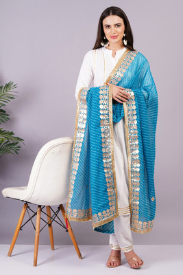 Highlight fashion export Women Kurta Pant Attached Dupatta Set
