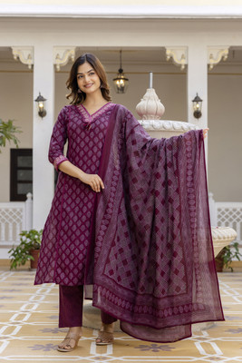 ANOUK Women Kurta Pant Dupatta Set