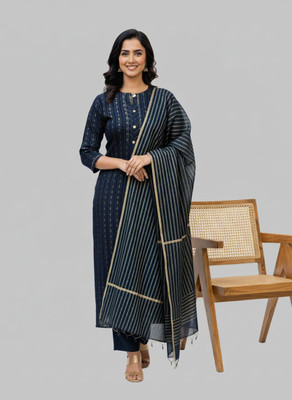 Edeltraud collection Women Kurti Pant Dupatta Set