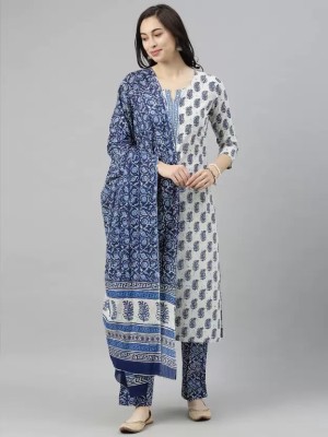 QUEDDY'S Women Kurti Pant Dupatta Set