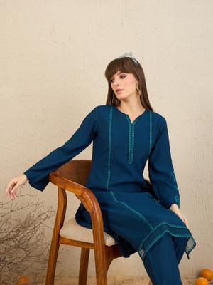 Indo Era Women Kurta Pant Set