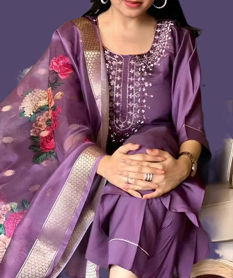 RUDKI ENTERPRISE Women Kurta Pant Dupatta Set