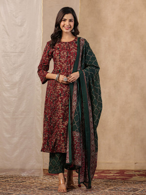 Sangria Women Kurta Pant Dupatta Set