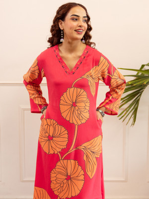 Indo Era Women Kurta Palazzo Set