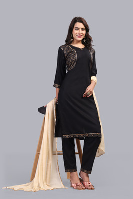 ShopGlobal Women Kurta Pant Dupatta Set