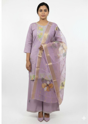 VAANISHREE COLLECTION Women Kurti Palazzo Dupatta Set